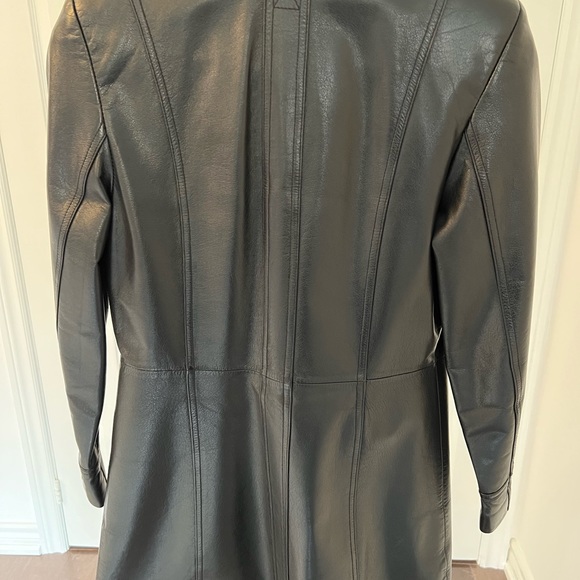 Daniel Women leather coat in black - Picture 3 of 4